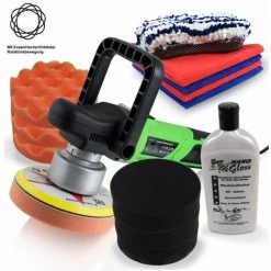 BITUXX Exzenter Auto Poliermaschine 900W Polierer Autopolitur Lack Riesiges Politur Set Mit Hochleistungs Polierer Inklusive Nano Politur