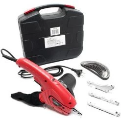 WILTEC Bandschleifer 400W Mit 3 Schleifarmen & 10x Schleifband, Elektrofeile Für Schwer Erreichbare Stellen -Poliermaschinen & Schleifmaschinen Verkaufsladen 11247167 3