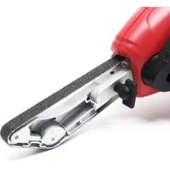 WILTEC Bandschleifer 400W Mit 3 Schleifarmen & 10x Schleifband, Elektrofeile Für Schwer Erreichbare Stellen -Poliermaschinen & Schleifmaschinen Verkaufsladen 11247167 4