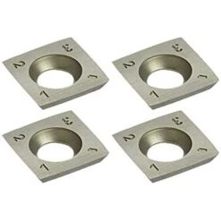 TIGRA 4 Quadratische-Wendeschneidplatten Mit 30°-Schneide 14x14x2mm T08MF