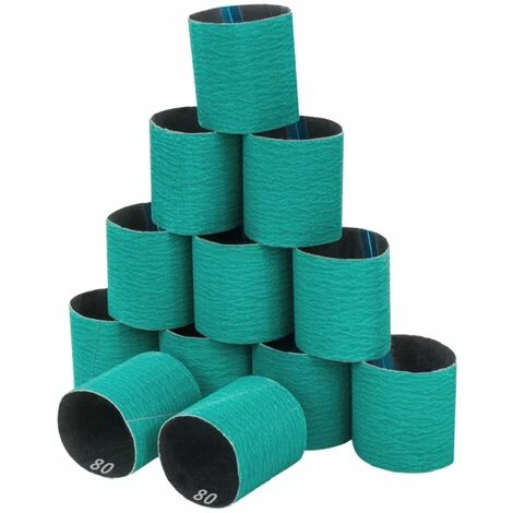 MSW Schleifbänder Schleifhülse Satiniermaschine 12 Stk 90 X 100 MM 80er Körnung 1 MSW Schleifbänder Schleifhülse Satiniermaschine 12 Stk 90 X 100 MM 80er Körnung