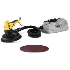 MSW Wandschleifer Trockenbauschleifer Deckenschleifer 1010 W Staubfangsack - Silbern