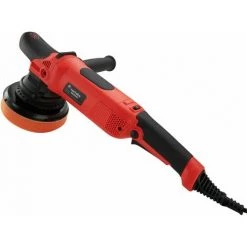 TECTAKE Exzenter Poliermaschine 810W - Auto Poliermaschine, Exzenterpolierer, Feinpoliermaschine - 3-tlg. - Schwarz/rot -Poliermaschinen & Schleifmaschinen Verkaufsladen 14936921 3