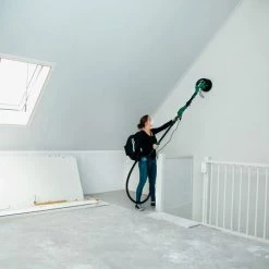 VONROC Deckenschleifer | Wandschleifer 1050W - Ideal Für Decke Und Wand 180 Mm -Poliermaschinen & Schleifmaschinen Verkaufsladen 15540456 4