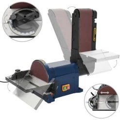 ASUPERMALL Elektrischer Band- Und Tellerschleifer 550 W 200 Mm -Poliermaschinen & Schleifmaschinen Verkaufsladen 16767895 5