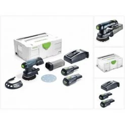 Festool ETSC 125 3,1 Li Plus Akku Exzenterschleifer ( 575719 ) 18V 125mm Brushless + 2x Akku 3,1Ah + Ladegerät + Systainer