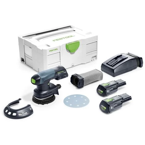 Festool ETSC 125 3,1 Li Plus Akku Exzenterschleifer ( 575719 ) 18V 125mm Brushless + 2x Akku 3,1Ah + Ladegerät + Systainer 2 Festool ETSC 125 3,1 Li Plus Akku Exzenterschleifer ( 575719 ) 18V 125mm Brushless + 2x Akku 3,1Ah + Ladegerät + Systainer – Bild 2