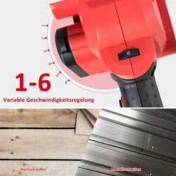 COSTWAY 800W Bandschleifmaschine Mit Staubbeutel, 2-in-1 Handgeführte Und Stationaere Schleifmaschine 6 Stufen/feste Klemmschrauben / 12 Schleifbaendern / 200-380U/min -Poliermaschinen & Schleifmaschinen Verkaufsladen 19684366 3