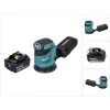 Makita DBO 180 G1 Akku Exzenterschleifer 18 V 125 Mm + 1x Akku 6,0 Ah - Ohne Ladegerät