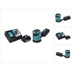 Makita DBO 180 RG1 Akku Exzenterschleifer 18 V 125 Mm + 1x Akku 6,0 Ah + Ladegerät