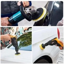 Wolketon Auto Polierschwamm, Wolketon 22pcs 3 Inchs Polierschwamm Set, Polieraufsatz Bohrmaschine Aus Schwamm Und Wolle Polierpaste, Für Poliermaschine -Poliermaschinen & Schleifmaschinen Verkaufsladen 20997841 5