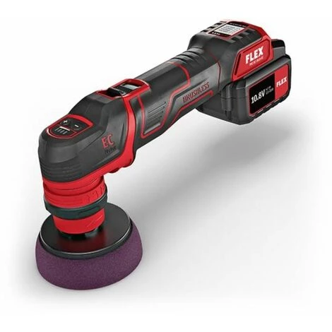 FLEX 10,8V Akku Polierer PXE 80 10.8-EC/2.5 Set | 2x Akku 2,5 Ah Im Koffer 2 FLEX 10,8V Akku Polierer PXE 80 10.8-EC/2.5 Set | 2x Akku 2,5 Ah Im Koffer – Bild 2