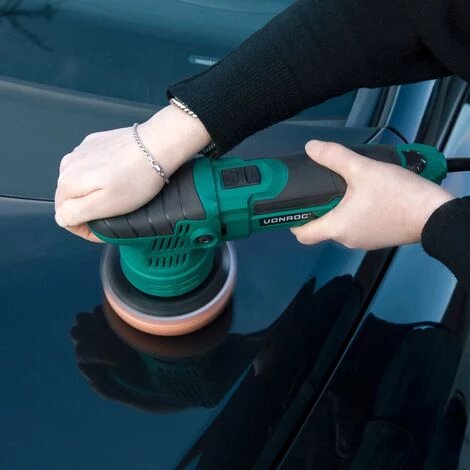 VONROC Exzenter-Poliermaschine 650W - Ø125mm - Sanftanlauf - Konstante Leistung - Inkl. Zubehör 2 VONROC Exzenter-Poliermaschine 650W - Ø125mm - Sanftanlauf - Konstante Leistung - Inkl. Zubehör – Bild 2