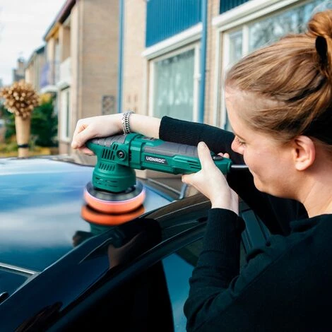 VONROC Exzenter-Poliermaschine 650W - Ø125mm - Sanftanlauf - Konstante Leistung - Inkl. Zubehör 3 VONROC Exzenter-Poliermaschine 650W - Ø125mm - Sanftanlauf - Konstante Leistung - Inkl. Zubehör – Bild 3