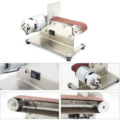 ASUPERMALL Mini Horizontal Bandmaschine, Diy Holzbearbeitung Poliermaschine Schleifmaschine Mit 775 Motor -Poliermaschinen & Schleifmaschinen Verkaufsladen 23552498 3