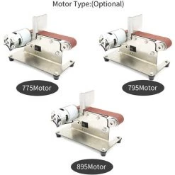 ASUPERMALL Mini Horizontal Bandmaschine, Diy Holzbearbeitung Poliermaschine Schleifmaschine Mit 775 Motor -Poliermaschinen & Schleifmaschinen Verkaufsladen 23552498 4