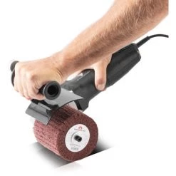 STAHLWERK Satiniermaschine SM-800 ST Poliermaschine Schleifmaschine Mit 800W Zum Schleifen, Polieren, Entgraten Und Reinigen Von Oberflächen -Poliermaschinen & Schleifmaschinen Verkaufsladen 24325670 4