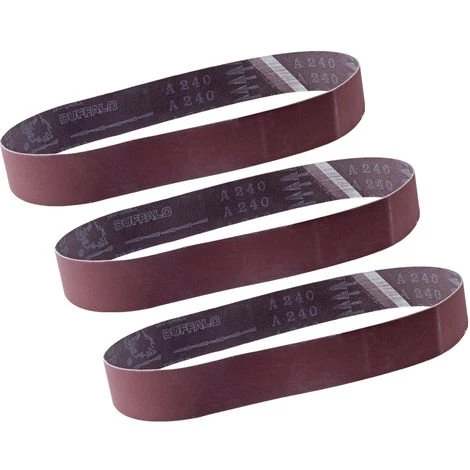 STAHLWERK 3 X Aluminiumoxid Schleifband Mit 240# Körnung Für Rohrbandschleifer, Bandgröße 40 X 760 Mm Hochwertig Verarbeitet, Feuchtigkeits- Und Wärmeresistent, Lange Lebensdauer 3 STAHLWERK 3 X Aluminiumoxid Schleifband Mit 240# Körnung Für Rohrbandschleifer, Bandgröße 40 X 760 Mm Hochwertig Verarbeitet, Feuchtigkeits- Und Wärmeresistent, Lange Lebensdauer – Bild 3