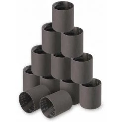 MSW Schleifbänder Schleifhülse Satiniermaschine 12 Stk 90 X 100 Mm 180Er Körnung - Schwarz