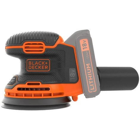 BLACK & DECKER BLACK+DECKER BDCROS18N Akku Exzenterschleifer 18V 125 Mm Ohne Akku 2 BLACK & DECKER BLACK+DECKER BDCROS18N Akku Exzenterschleifer 18V 125 Mm Ohne Akku – Bild 2