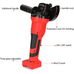 ASUPERMALL Diy Elektrowerkzeug 780W 125Mm Ohne Drahtlose Geschwindigkeitsbursten Grinder Aufprallgroße Schneidwinkel Der Poliermaschine Mit Battary -Poliermaschinen & Schleifmaschinen Verkaufsladen 26037375 4