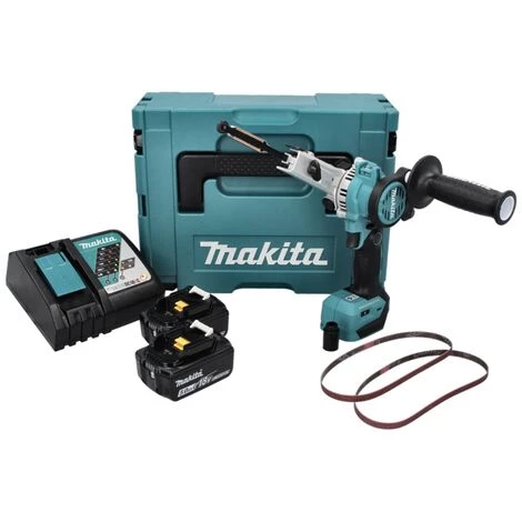 Makita DBS 180 RTJ Akku Bandfeile 18 V 9 X 533 Mm Brushless + 2x Akku 5,0 Ah + Ladegerät + Makpac 4 Makita DBS 180 RTJ Akku Bandfeile 18 V 9 X 533 Mm Brushless + 2x Akku 5,0 Ah + Ladegerät + Makpac – Bild 4