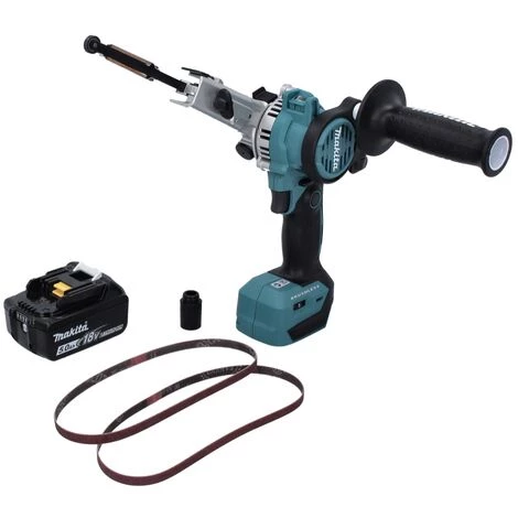 Makita DBS 180 T1 Akku Bandfeile 18 V 9 X 533 Mm Brushless + 1x Akku 5,0 Ah - Ohne Ladegerät 4 Makita DBS 180 T1 Akku Bandfeile 18 V 9 X 533 Mm Brushless + 1x Akku 5,0 Ah - Ohne Ladegerät – Bild 4