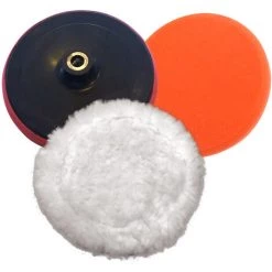 FERM Professionelles Polier-/Poliererset - Elektronik Mit Konstanter Geschwindigkeit - 180mm 1400W - 4m Gummikabel - Variable Geschwindigkeit - Einschließlich 2 Polierscheiben, Stützteller Und Aufbewahrungstasche -Poliermaschinen & Schleifmaschinen Verkaufsladen 28991897 4