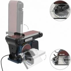 YOUTHUP Elektrischer Band- Und Tellerschleifer 370 W 150 Mm -Poliermaschinen & Schleifmaschinen Verkaufsladen 30130957 5