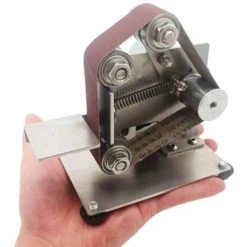 ASUPERMALL Miniatur-Mini-Bandschleifer, Modell Mit 15 Schleifbandern + Siebengang-Zufuhrung, Europaische Norm 220V 9 ASUPERMALL Miniatur-Mini-Bandschleifer, Modell Mit 15 Schleifbandern + Siebengang-Zufuhrung, Europaische Norm 220V -Poliermaschinen & Schleifmaschinen Verkaufsladen 31107418 5