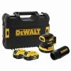 Exzenterschleifer XR 18V 125 Mm Brushless DEWALT - 2 X 5.0Ah Akkus + TSTAK Gehäuse - Ohne Ladegerät - DCW210P2-QW