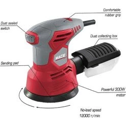 BEARSU Exzenterschleifer Für 125 Mm Schleifscheiben, 12.000 U / Min. Elektroschleifer Mit Staubsammler -Poliermaschinen & Schleifmaschinen Verkaufsladen 31509517 3