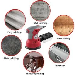 BEARSU Exzenterschleifer Für 125 Mm Schleifscheiben, 12.000 U / Min. Elektroschleifer Mit Staubsammler -Poliermaschinen & Schleifmaschinen Verkaufsladen 31509517 5