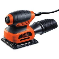 BLACK & DECKER Black And Decker - Ponceuse Vibrante 220 W 113.5 X 109 Mm Avec Sac à Poussière - KA400-QS
