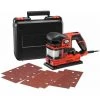 BLACK & DECKER BLACK+DECKER KA330EKA Schwingschleifer Schleifpapier DUOSAND 270W Koffer