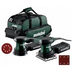 METABO® Schleifer Set Sander FSR 200 + Exzenterschleifer FSX 200 + Zubehör