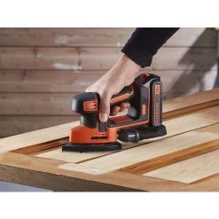 BLACK & DECKER BLACK+DECKER BDCDS18 Akku Dreieckschleifer Schleifmaschine Mouse 18V Tasche -Poliermaschinen & Schleifmaschinen Verkaufsladen 33835059 4