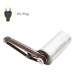 HAPPYSHOPPING 24V 90W Mini Handheld Elektropolierer Edelstahl Polierer Bandschleifer Mit 10PCS Schleifbändern Zum Polieren Von Aluminium-Eisen-Stahl Aus Kunststoff