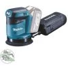 Makita Akku Exzenterschleifer 18V Ohne Akku, Ohne Ladegerät, Ohne Koffer DBO180Z
