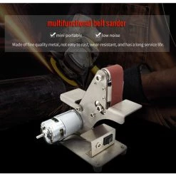 HAPPYSHOPPING Kleine Mini-Bandmaschine DIY-Poliermaschine Mini-Holzschleifer Festwinkel-Schärfmaschine Klingen-Schärfmaschine Home Desktop Mini-Doppelflügel-Riemenmaschine,Kleiner Europäischer Standard Mit 895er Motor -Poliermaschinen & Schleifmaschinen Verkaufsladen 34643955 3