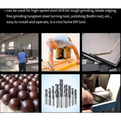 HAPPYSHOPPING Kleine Mini-Bandmaschine DIY-Poliermaschine Mini-Holzschleifer Festwinkel-Schärfmaschine Klingen-Schärfmaschine Home Desktop Mini-Doppelflügel-Riemenmaschine,Kleiner Europäischer Standard Mit 895er Motor -Poliermaschinen & Schleifmaschinen Verkaufsladen 34643955 4