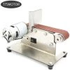HAPPYSHOPPING Horizontale Bandschleifmaschine Mini Elektrische Bandschleifmaschine Multifunktionsschleifmaschine DIY Polierschleifmaschine,Ausgestattet Mit 775-Motor