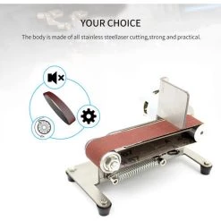 HAPPYSHOPPING Horizontale Bandschleifmaschine Mini Elektrische Bandschleifmaschine Multifunktionsschleifmaschine DIY Polierschleifmaschine,Ausgestattet Mit 775-Motor -Poliermaschinen & Schleifmaschinen Verkaufsladen 34644763 3