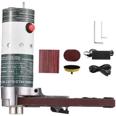 HAPPYSHOPPING Elektrische Bandschleifmaschine Mini-Bandschleifmaschine Elektrische Schleifmaschine Kleine Schleifmaschine Elektrische Bandschleifmaschine Mit Schleifbändern 3 HAPPYSHOPPING Elektrische Bandschleifmaschine Mini-Bandschleifmaschine Elektrische Schleifmaschine Kleine Schleifmaschine Elektrische Bandschleifmaschine Mit Schleifbändern – Bild 3