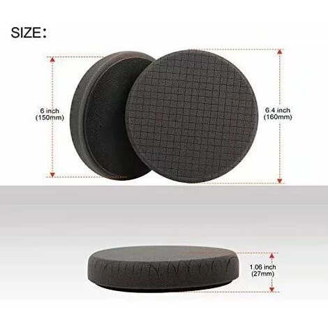 5 Stück 150mm Auto Polierset, Polierschwamm Polieren Poliermaschine Polierer Schleifmaschine Auto Polieren Polierer Schleifmaschine SOEKAVIA 2 5 Stück 150mm Auto Polierset, Polierschwamm Polieren Poliermaschine Polierer Schleifmaschine Auto Polieren Polierer Schleifmaschine SOEKAVIA – Bild 2