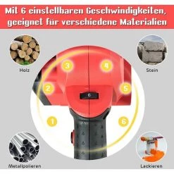 GOPLUS 800W Bandschleifer, Mit 200-380m/min Drehzahlregelung & Staubbeutel, Mit 2m Kabel & 13 StückSandpapier (76x457mm), Schleifmaschine, Für Holz, Metall, Kunststoff, ZumPolieren, Entstauben, Schleifen -Poliermaschinen & Schleifmaschinen Verkaufsladen 36408062 3