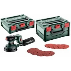 METABO® 18V Akku Exzenterschleifer Set SXA 18 LTX 125 BL +Zubehör | Ohne Akku Ohne Ladegerät