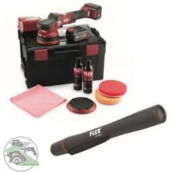 FLEX-ELEKTROWERKZEUGE GMBH Flex Akku Exzenterpolierer XFE 15 150 + Kontroll-Leuchte SF 150-P Polierer Licht