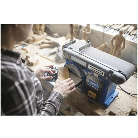 Pack SCHEPPACH Band- Und Tellerschleifer 370W - BTS900 - 3 Schleifbänder - 10 Schleifteller - Korn 180 2 Pack SCHEPPACH Band- Und Tellerschleifer 370W - BTS900 - 3 Schleifbänder - 10 Schleifteller - Korn 180 – Bild 2