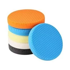 ABCRITAL 5 Stück 150mm Auto Polierset, Polierschwamm Polieren Poliermaschine Polierer Schleifmaschine Auto Polieren Polierer Schleifmaschine